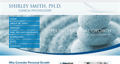 Desktop Screenshot of drshirleysmith.com